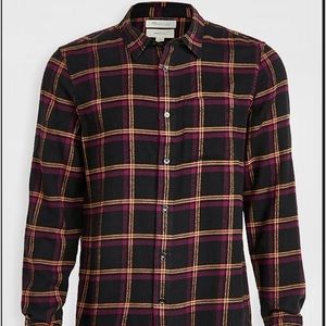 MADEWELL Plaid Button Down Shirt XL